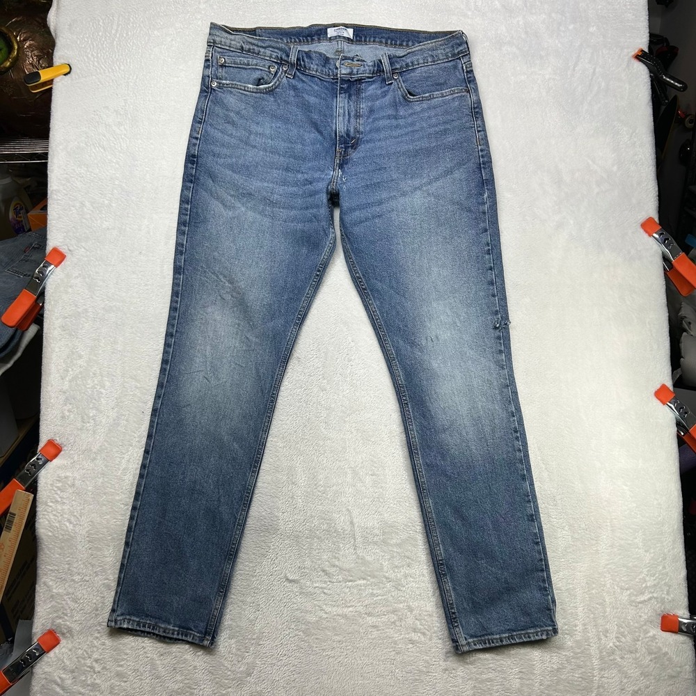 Denizen from Levi's 216 Slim Fit Jeans Men's Blue Denim Stretch Straight - 36X31